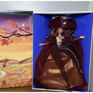 Autumn Glory Barbie Doll Enchanted Seasons Collector Edition‎ 1995 Mattel 15204